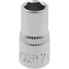 YATO šešiakampė galvutė 1/4" trumpa 7 mm