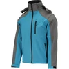 Yato Softshell striukė su gobtuvu, atspari vandeniui, kvėpuojanti, dydis 3XL, darbo striukė, Stratus striukė, pilkai mėlynas softshell