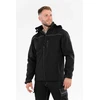 Yato Juoda Softshell striukė su gobtuvu, 2XL dydis, vandeniui atspari striukė, orui laidi striukė, darbo striukė