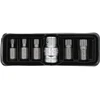 YATO KOŃCÓWKI SPLINE 6elem. M5 - M12 + ADAPTER 0414