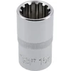 YATO NASADKA SPLINE 1/2" 15mm 1467
