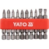 YATO KOMPLET sukimo antgalių / BITÓW 50mm 10vnt. MIX plokščias/PH/PZ 0483