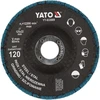 Toya Sa Poland Cirkonio žiedlapinis šlifavimo diskas | P120 | 125 × 22 mm (YT-833009)