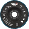 Toya Sa Poland Cirkonio lapelinis šlifavimo diskas | P60 | 125 x 22 mm (YT-833006)