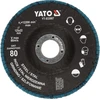 Toya Sa Poland Cirkonio lapelinis šlifavimo diskas | P80 | 125 x 22 mm (YT-833007)
