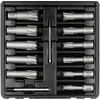 Grąžtas Toya Sa Poland TCT karūninių grąžtų rinkinys magnetinėms gręžimo staklėms 12–27 mm, 13 vnt. (YT-43413)