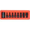 Yato Toya Sa Poland Smūginiai antgaliai | 12,5 mm (1/2") | T-Star (Torx) T30 - T70 | 9 vnt (YT-10664)