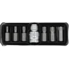 YATO TORX antgaliai 7 elementai. T25 - T55 + ADAPTERIS 0410
