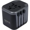 Yato Toya Sa Poland Kelionininis adapteris | universalus | daugiau nei 150 šalių | su 2 X USB 5V / 2.4A Įkrovikliu (YT-81301)
