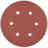 Yato Toya Sa Poland Šlifavimo popierius {velcro) | 6 skylės | 150 mm / P80 | 50 vnt. (YT-834583)