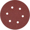 Yato Toya Sa Poland Šlifavimo popierius {velcro) | 6 skylės | 150 mm / P60 | 50 vnt. (YT-834582)
