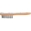 Yato Toya Sa Poland WIRE BRUSH, STEEL WIRE, 5 ROWS, WOODEN HANDLE (YT-6359)