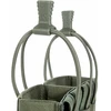 Dvigubas G36 dėtuvių dėklas Tasmanian Tiger 2 SGL BEL MKIII, Juoda
