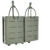 Dvigubas HK417 dėtuvių dėklas Tasmanian Tiger 2 SGL BEL MKIII, RAL7013 su IRR