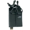 Dvigubas velcro pistoleto dėtuvių dėklas Tasmanian Tiger, Juoda