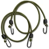 Mil-Tec OD ELASTIC SHOCK CORDS WITH HOOKS (PAIR)