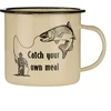 Fosco Emaliuotas puodelis Catch Your Own Meal