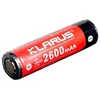 Įkraunama ličio baterija Klarus 18650 3.7V 2600 mAh