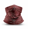 Kaklamautė Pentagon Skiron "Topographic Map", Maroon Raudona