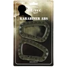 Mil-Tec Juodas CARABINER ABS