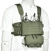 Krūtinės platforma Tasmanian Tiger Small Combi Rig, Olive Žalias