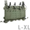 M4 dėtuvių platforma Tasmanian Tiger šarvinei liemenei LC, RAL7013 su IRR