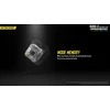 Nitecore NU06 LE mini signalinė lempa – 4 spalvų LED, 9 režimai, įkraunama per USB-C, atspari vandeniui (IP66), kompaktiškas dizainas
