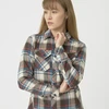 Moteriški marškiniai Helikon-Tex Marigold, Moss Žalias Checkered