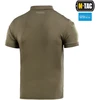 Taktiniai marškinėliai M-Tac Elite Tactical Coolmax, polo stiliaus, Olive Žalias