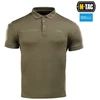 Taktiniai marškinėliai M-Tac Elite Tactical Coolmax, polo stiliaus, Olive Žalias