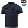Taktiniai marškinėliai M-Tac Elite Tactical Coolmax, polo stiliaus, Navy Mėlyna