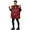 Butelio kostiumas suaugusiems \ Raudona wine\