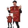 Butelio kostiumas suaugusiems Raudona wine