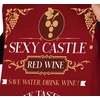 Butelio kostiumas suaugusiems Raudona wine