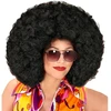 Didelis juodas afro perukas