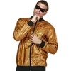 Disco stiliaus auksinė Bomber striukė