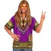 Gyvybinga violetinė Dashiki kostiumas vyrams - I&amp;scaron siskirk stiliaus!