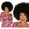 Juodas afro stiliaus perukas moterims