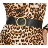Leopard Print 70s Suknelė Moterims Disko &amp;Scaron okėja