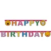 Popierinė girlianda \ Happy birthday\ 180 cm