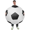 Pripučiamas futbolo kamuolio kostiumas suaugusiems