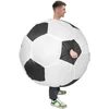 Pripučiamas futbolo kamuolio kostiumas suaugusiems
