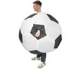 Pripučiamas futbolo kamuolio kostiumas suaugusiems