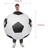 Pripučiamas futbolo kamuolio kostiumas suaugusiems