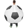 Pripučiamas futbolo kamuolio kostiumas suaugusiems