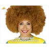 Rudos spalvos afro perukas