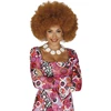 Rudos spalvos afro perukas
