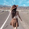 Spice Up Your Carnival Look with a Bold Raudona \ Cowboy\ Hat for Adults!