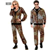 Sportinis kostiumas suaugusiems su leopardo raštu