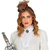 Steampunk plaukų lankelis Mini kepurė
